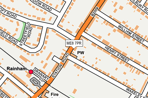 ME8 7PR map - OS OpenMap – Local (Ordnance Survey)