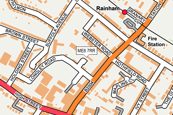 ME8 7RR map - OS OpenMap – Local (Ordnance Survey)