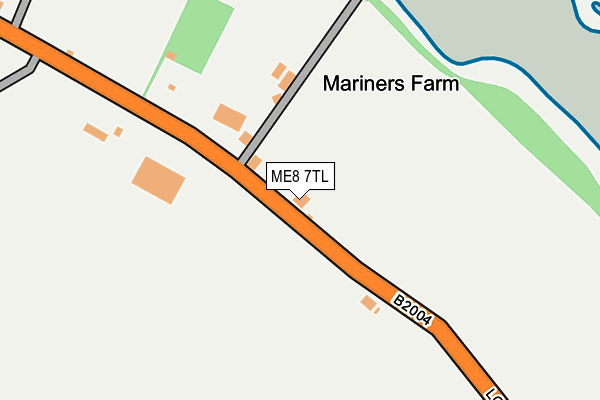 ME8 7TL map - OS OpenMap – Local (Ordnance Survey)
