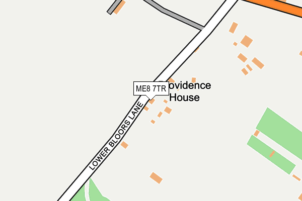 ME8 7TR map - OS OpenMap – Local (Ordnance Survey)