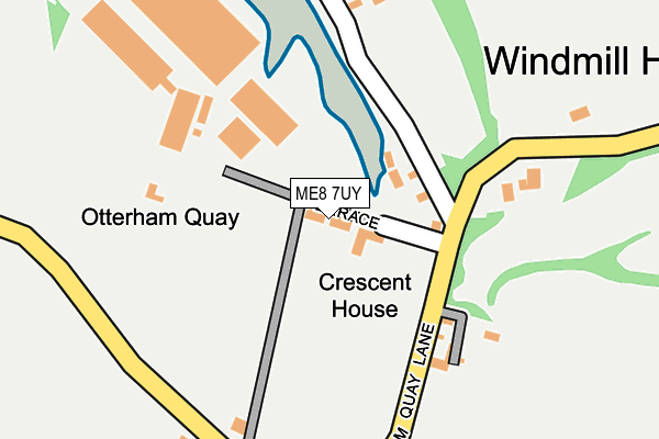 ME8 7UY map - OS OpenMap – Local (Ordnance Survey)