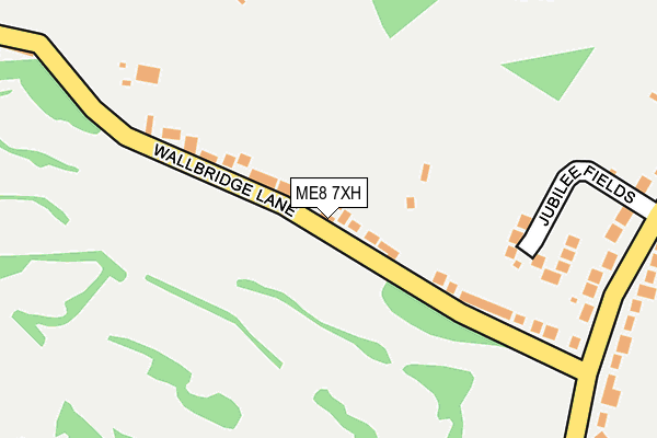 ME8 7XH map - OS OpenMap – Local (Ordnance Survey)