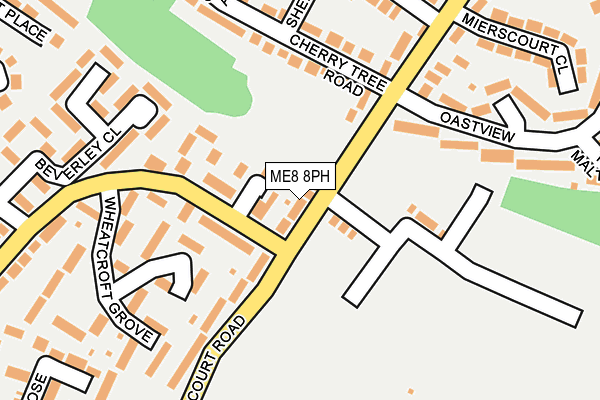 ME8 8PH map - OS OpenMap – Local (Ordnance Survey)