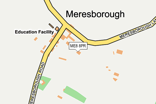 ME8 8PR map - OS OpenMap – Local (Ordnance Survey)