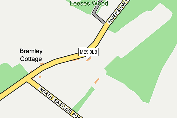 ME9 0LB map - OS OpenMap – Local (Ordnance Survey)