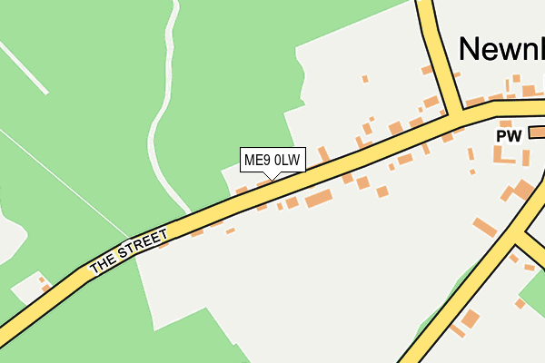 ME9 0LW map - OS OpenMap – Local (Ordnance Survey)