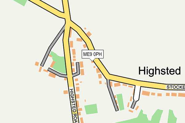ME9 0PH map - OS OpenMap – Local (Ordnance Survey)