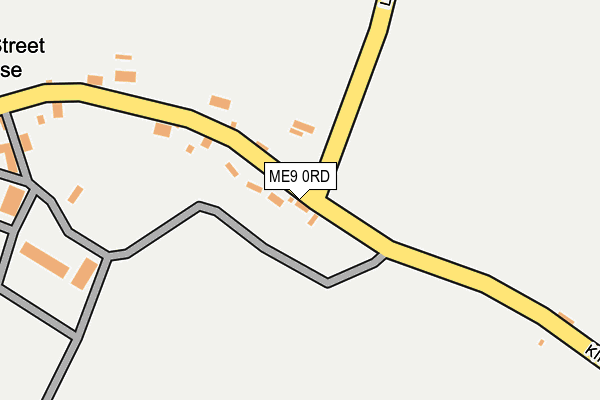 ME9 0RD map - OS OpenMap – Local (Ordnance Survey)