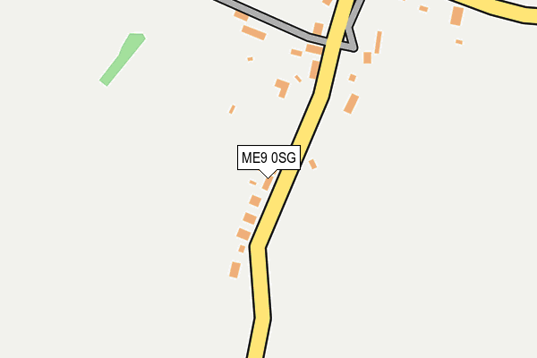 ME9 0SG map - OS OpenMap – Local (Ordnance Survey)