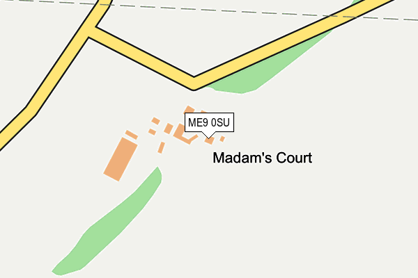 ME9 0SU map - OS OpenMap – Local (Ordnance Survey)