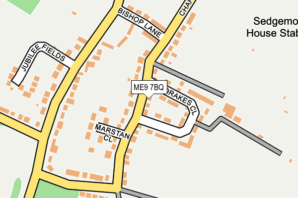 ME9 7BQ map - OS OpenMap – Local (Ordnance Survey)