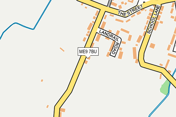 ME9 7BU map - OS OpenMap – Local (Ordnance Survey)
