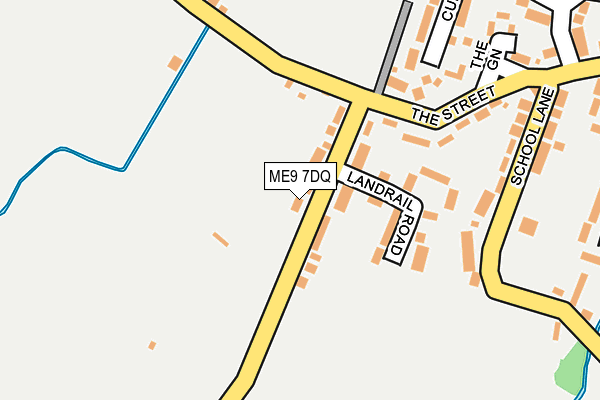 ME9 7DQ map - OS OpenMap – Local (Ordnance Survey)