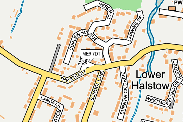 ME9 7DT map - OS OpenMap – Local (Ordnance Survey)