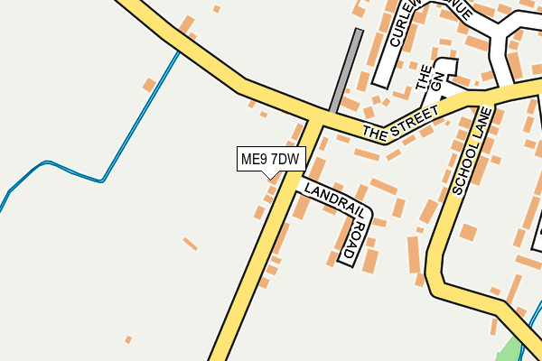 ME9 7DW map - OS OpenMap – Local (Ordnance Survey)