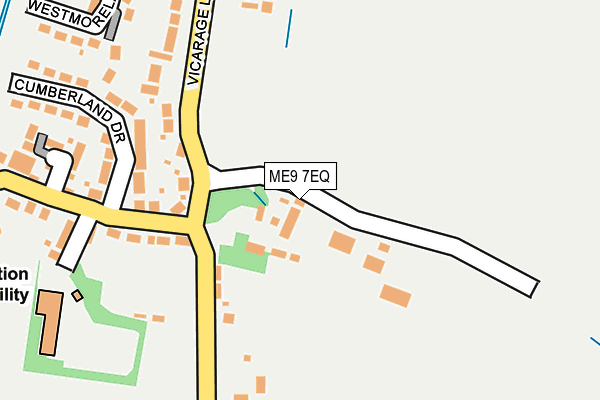 ME9 7EQ map - OS OpenMap – Local (Ordnance Survey)