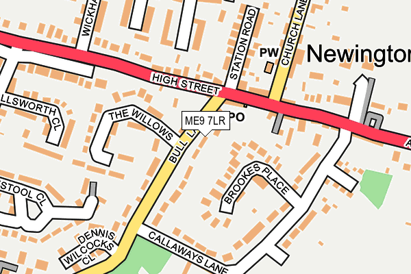 ME9 7LR map - OS OpenMap – Local (Ordnance Survey)