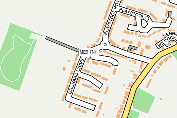 ME9 7NH map - OS OpenMap – Local (Ordnance Survey)