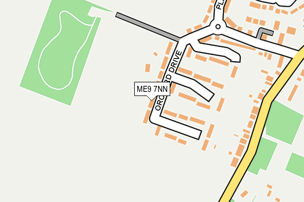 ME9 7NN map - OS OpenMap – Local (Ordnance Survey)