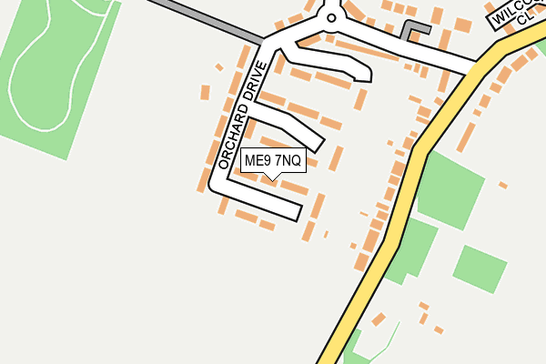 ME9 7NQ map - OS OpenMap – Local (Ordnance Survey)