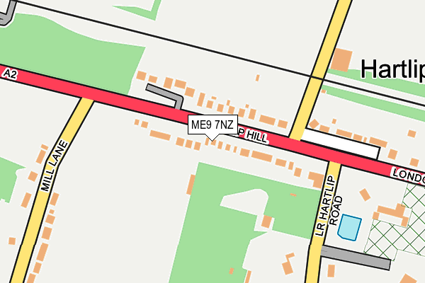 ME9 7NZ map - OS OpenMap – Local (Ordnance Survey)