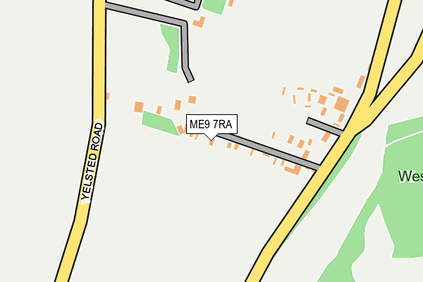 ME9 7RA map - OS OpenMap – Local (Ordnance Survey)