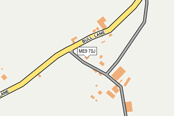 ME9 7SJ map - OS OpenMap – Local (Ordnance Survey)