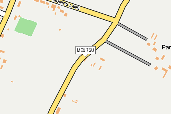 ME9 7SU map - OS OpenMap – Local (Ordnance Survey)