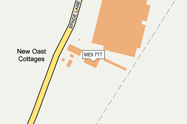 ME9 7TT map - OS OpenMap – Local (Ordnance Survey)