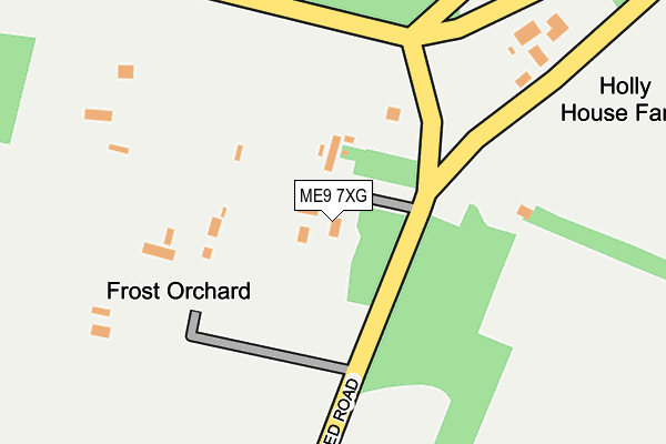 ME9 7XG map - OS OpenMap – Local (Ordnance Survey)