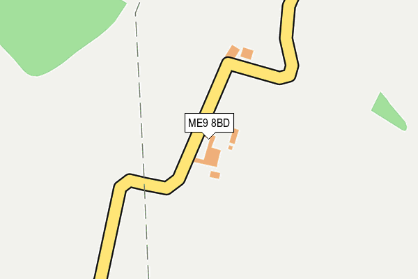 ME9 8BD map - OS OpenMap – Local (Ordnance Survey)