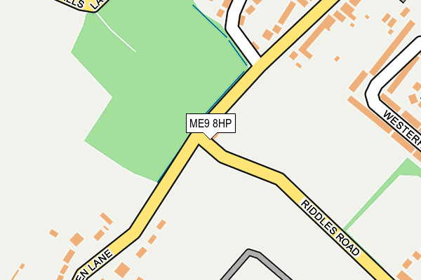 ME9 8HP map - OS OpenMap – Local (Ordnance Survey)