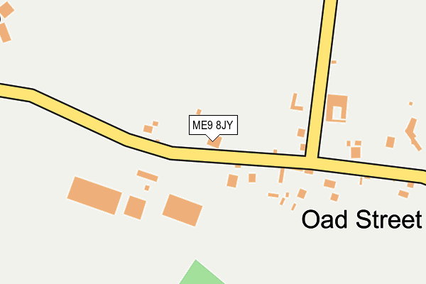 ME9 8JY map - OS OpenMap – Local (Ordnance Survey)