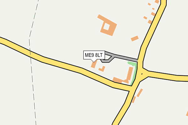 ME9 8LT map - OS OpenMap – Local (Ordnance Survey)
