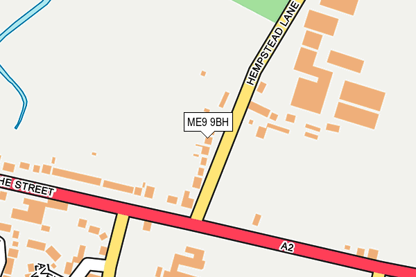 ME9 9BH map - OS OpenMap – Local (Ordnance Survey)
