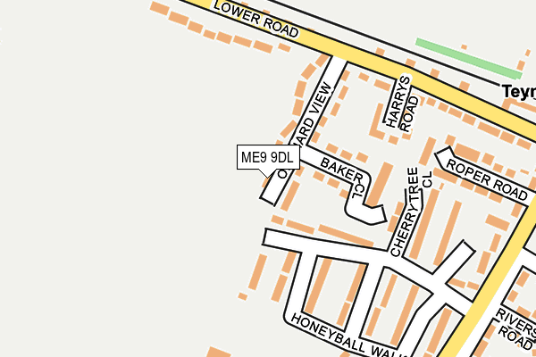 ME9 9DL map - OS OpenMap – Local (Ordnance Survey)