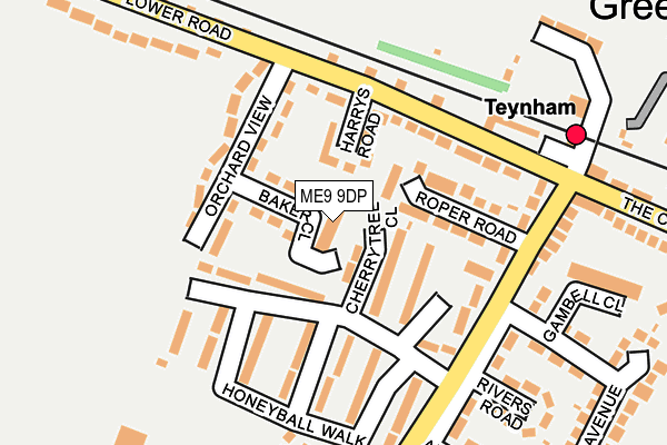 ME9 9DP map - OS OpenMap – Local (Ordnance Survey)