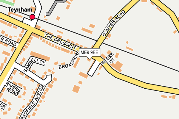 ME9 9EE map - OS OpenMap – Local (Ordnance Survey)