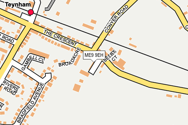 ME9 9EH map - OS OpenMap – Local (Ordnance Survey)