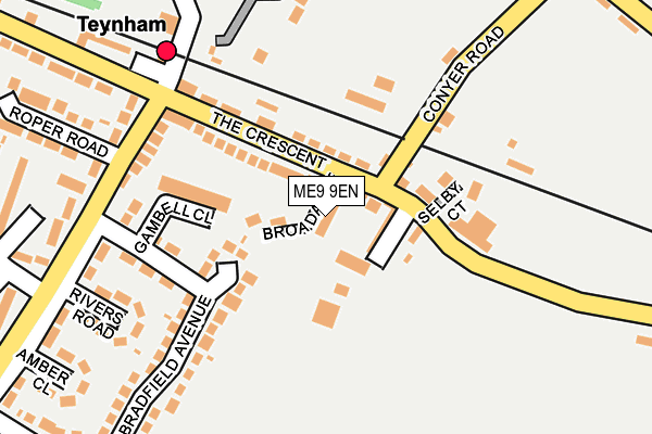 ME9 9EN map - OS OpenMap – Local (Ordnance Survey)