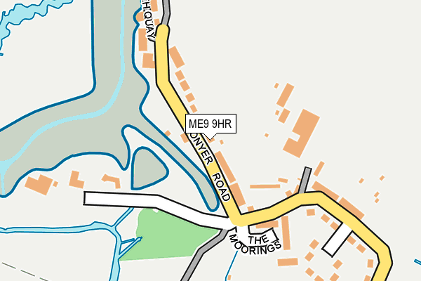 ME9 9HR map - OS OpenMap – Local (Ordnance Survey)