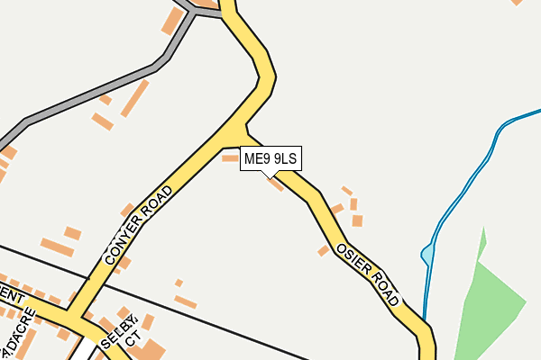 ME9 9LS map - OS OpenMap – Local (Ordnance Survey)