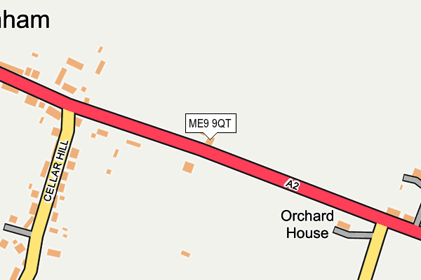 ME9 9QT map - OS OpenMap – Local (Ordnance Survey)