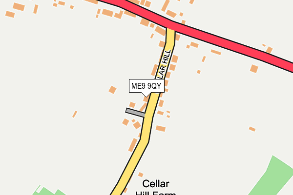 ME9 9QY map - OS OpenMap – Local (Ordnance Survey)