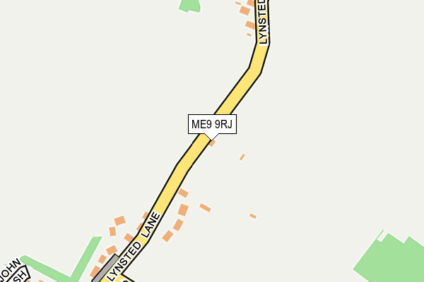 ME9 9RJ map - OS OpenMap – Local (Ordnance Survey)