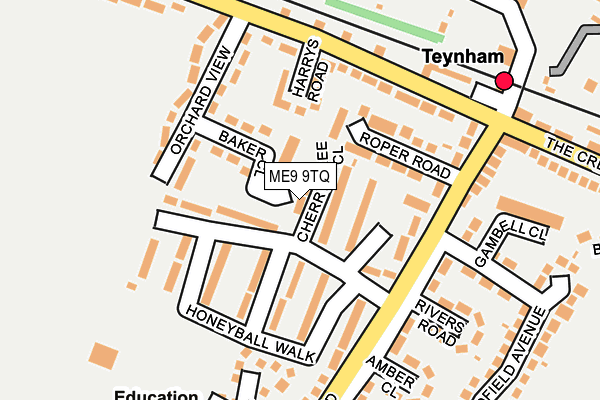 ME9 9TQ map - OS OpenMap – Local (Ordnance Survey)