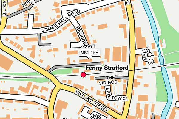 MK1 1BP map - OS OpenMap – Local (Ordnance Survey)