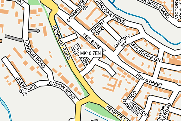 MK10 7EN map - OS OpenMap – Local (Ordnance Survey)