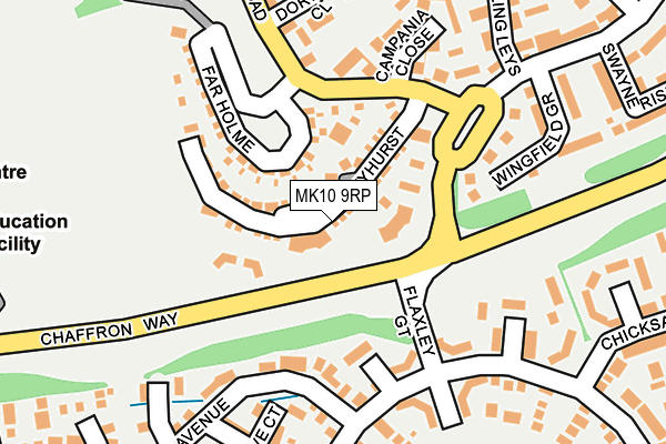 MK10 9RP map - OS OpenMap – Local (Ordnance Survey)