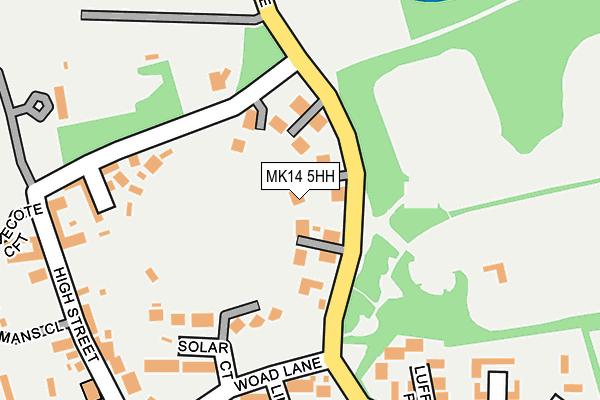 MK14 5HH map - OS OpenMap – Local (Ordnance Survey)